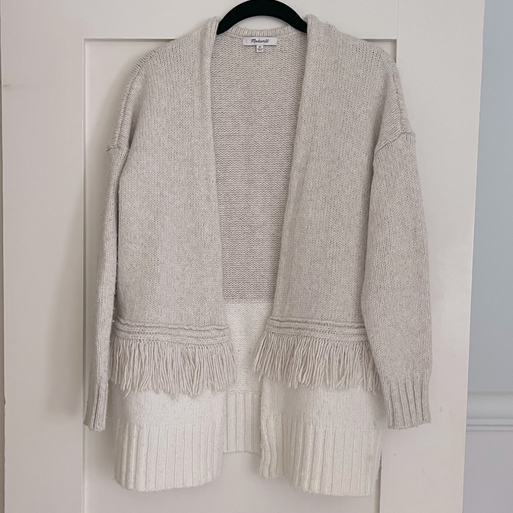 Madewell Wool Blend Cardigan Sweater XS